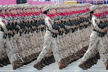 Desfile que assinalou os 80 anos da rendição do Japão e o fim da Segunda Guerra Mundial