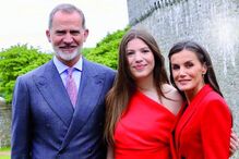 Infanta Sofia em Lisboa com os pais, Rei Felipe VI e Rainha Letizia