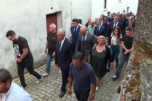 Marcelo Rebelo de Sousa marca presença nos funerais das vítimas do acidente do elevador da Glória
