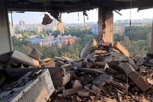 Prédio onde mora a família do jogador ucraniano foi atingido por um drone. Liza Sudakova mostrou nas redes sociais um vídeo com imagens de como ficou o interior da habitação