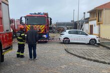 Incêndio em marisqueira em Ovar