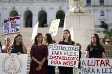 Protesto contra reforma laboral reúne manifestantes em Lisboa