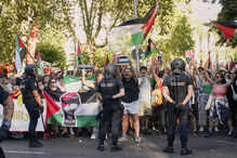 Manifestantes bloqueiam última etapa da Volta a Espanha