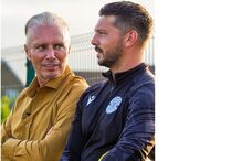 O ex-jogador de futebol inglês, Paul Konchesky, no Maldon & Tiptree Football Club