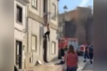 suspeito saltou também de janela