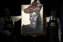 Pintura de Picasso exibida na Hótel Drouot