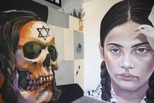 Num edíficio em ruínas perto de Lisboa nasce uma galeria contra o genocídio em Gaza