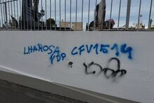 Tarjas insultuosas colocadas em Santa Maria da Feira antes da partida frente ao Lusitânia Lourosa