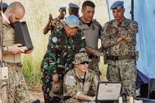 Militares portugueses procuram capacetes azuis do Congo na República Centro-Africana