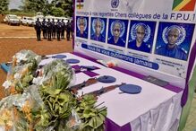 Homenagem a polícias do Congo mortos ao serviço da MINUSCA