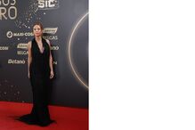 Laura Dutra marca presença na gala dos Globos de Ouro, no Coliseu dos Recreios