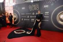Carolina Patrocínio deslumbra na gala dos Globos de Ouro, em Lisboa