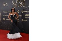 Laura Dutra na XXIX gala dos Globos de Ouro, em Lisboa