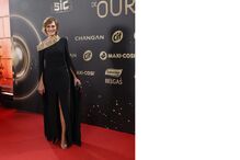 Carolina Patrocínio deslumbra nos Globos de Ouro, no Coliseu dos Recreios