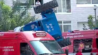 Queda de grua em Gondomar faz uma vítima mortal e um ferido grave