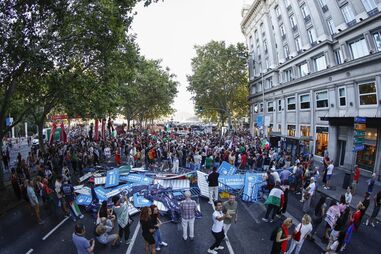 Manifestantes pró-Palestina fizeram cancelar a 21.ª etapa da Volta