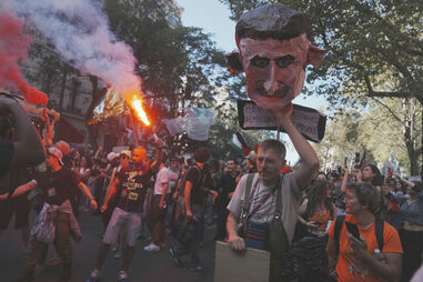Protestos em França