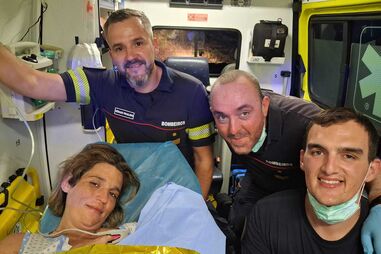 Matias nasceu na ambulância dos Bombeiros de Alpiarça a caminho da maternidade