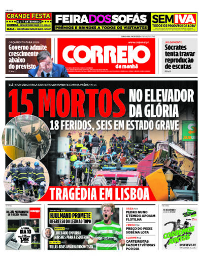 Capa do jornal