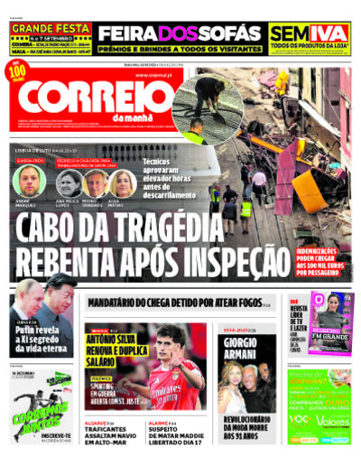 Capa do jornal