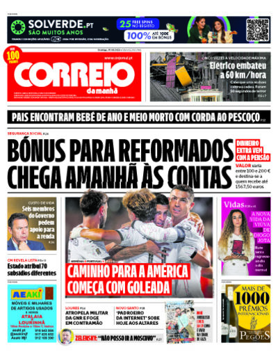 Capa do jornal