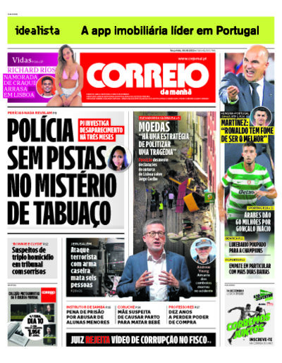 Capa do jornal