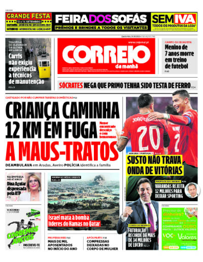 Capa do jornal
