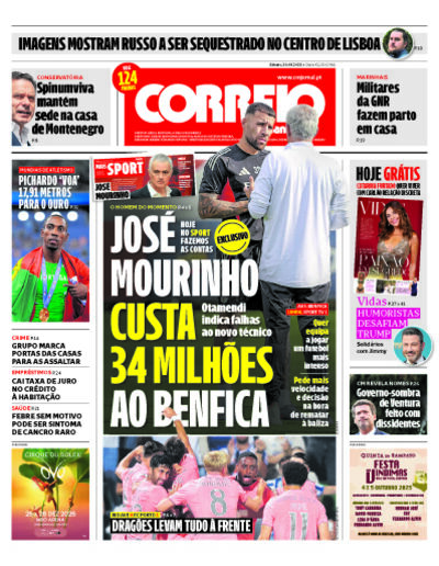 Capa do jornal