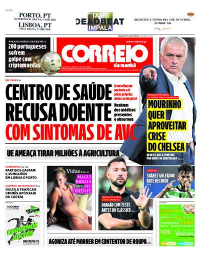 Capa do jornal