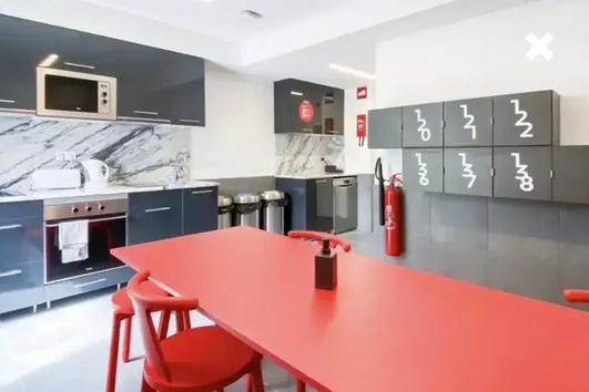 Luxury student residence in Benfica with shared kitchen