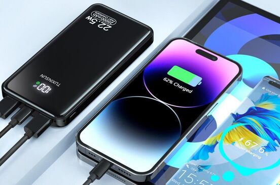 Powerbank TUXINSUN 20000 mAh disponível na Amazon, ideal para o regresso às aulas