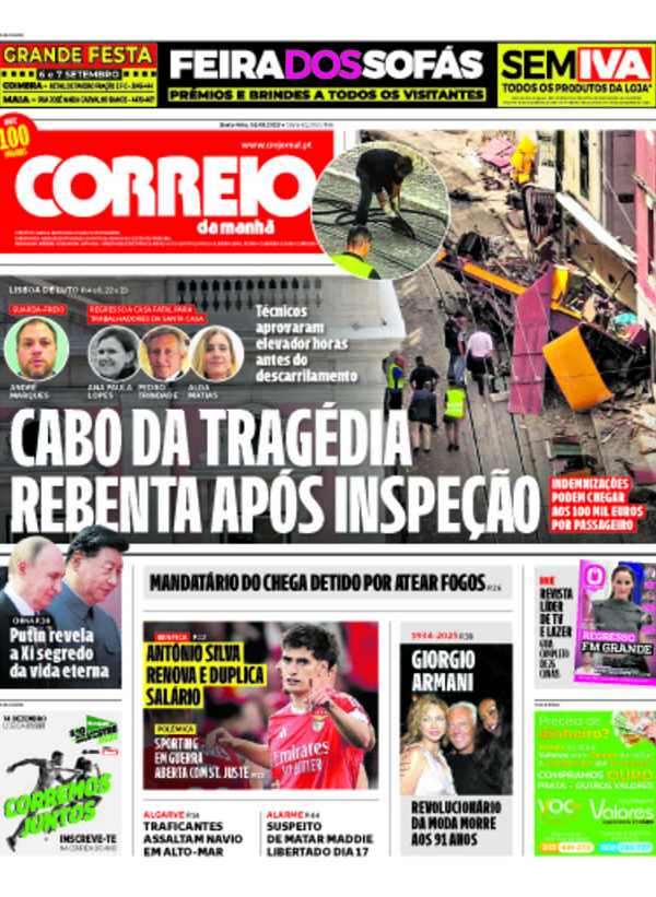 Capa do jornal