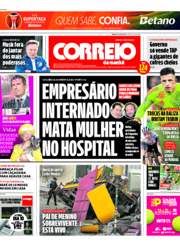 Capa do jornal