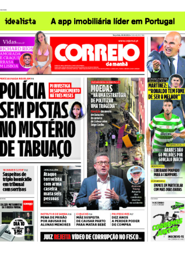 Capa do jornal