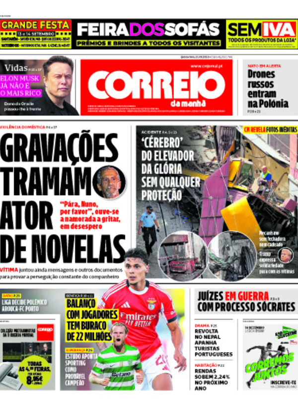 Capa do jornal