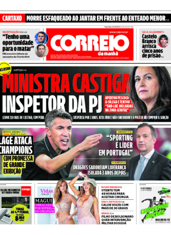 Capa do jornal