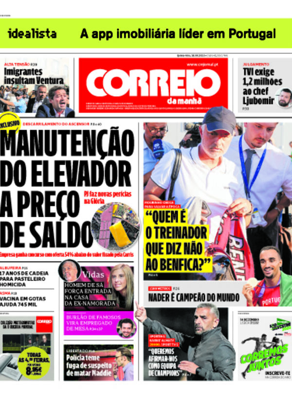 Capa do jornal