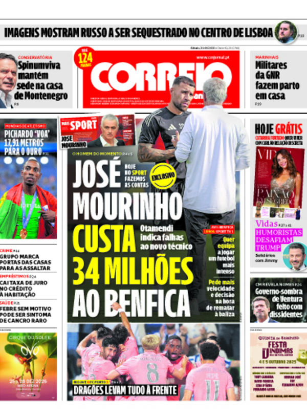 Capa do jornal