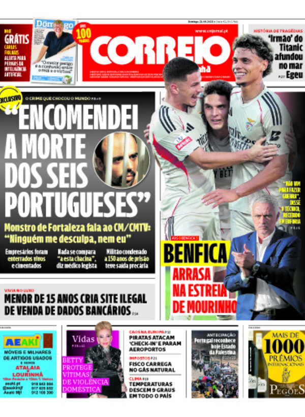 Capa do jornal