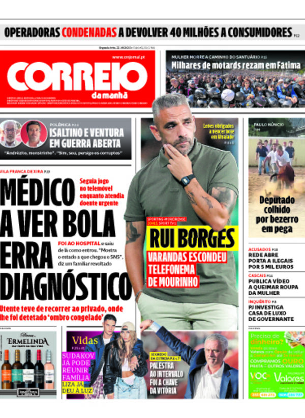 Capa do jornal