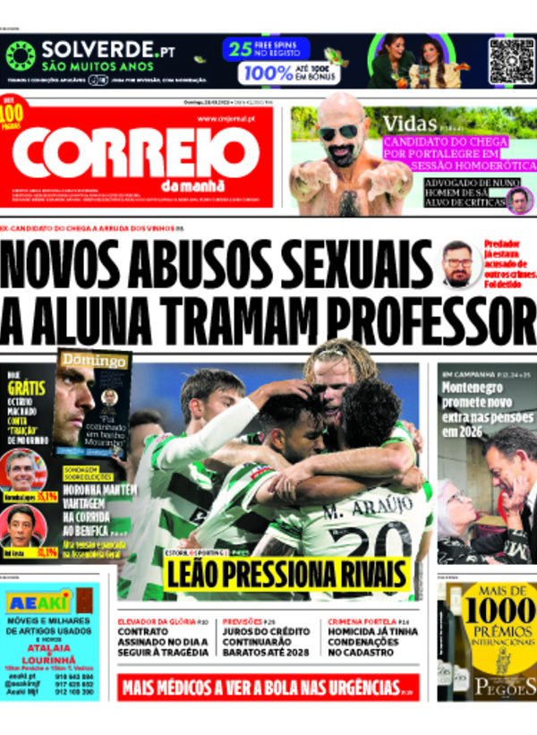 Capa do jornal