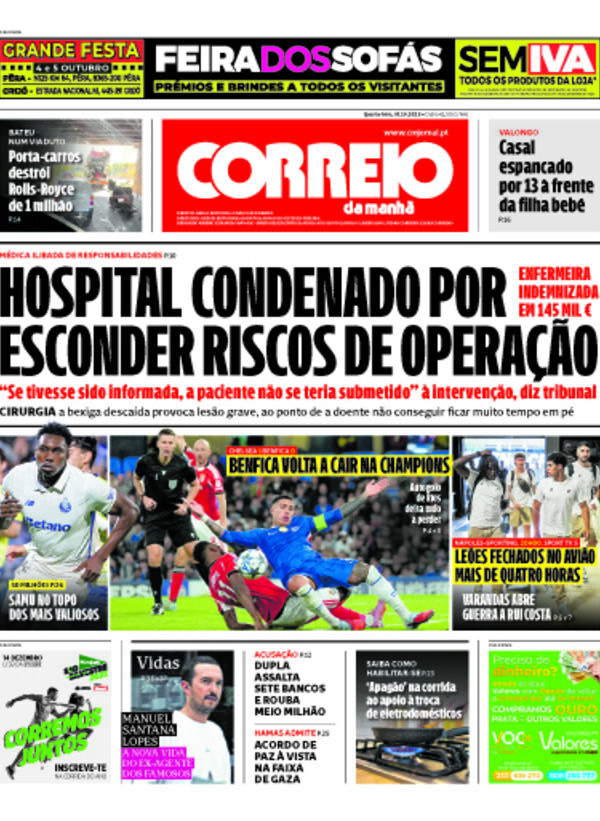 Capa do jornal