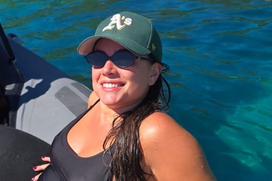 Ana Guiomar aproveita as férias de verão na Croácia.
