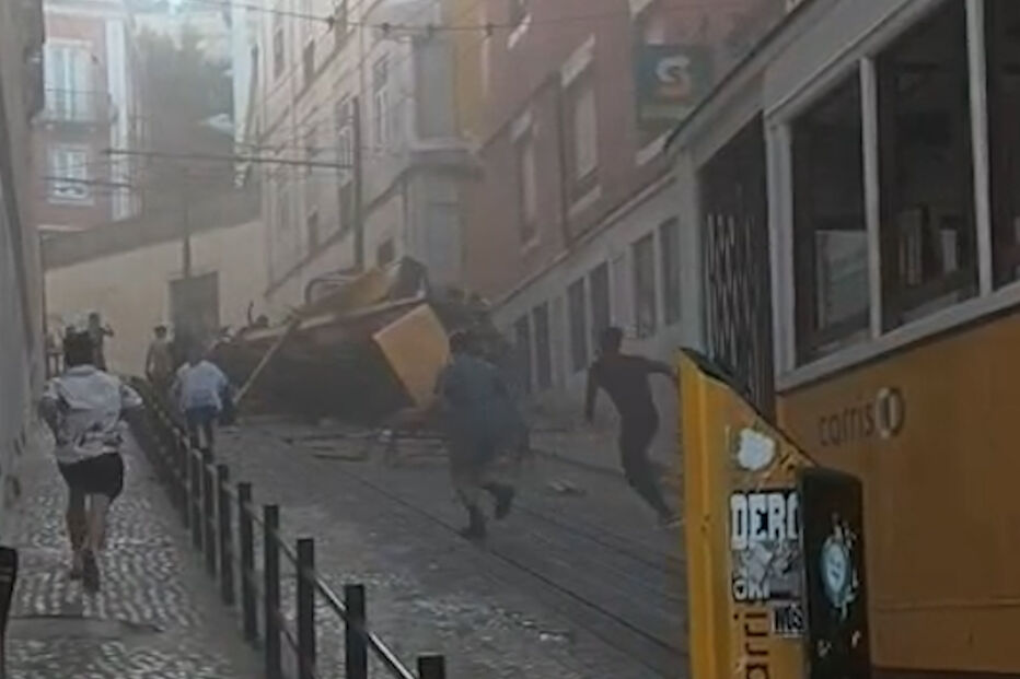Pelo menos três mortos em descarrilamento do Elevador da Glória em Lisboa