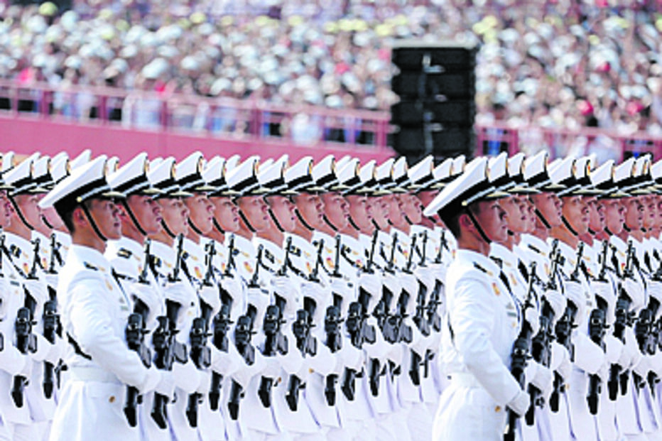 Desfile que assinalou os 80 anos da rendição do Japão e o fim da Segunda Guerra Mundial