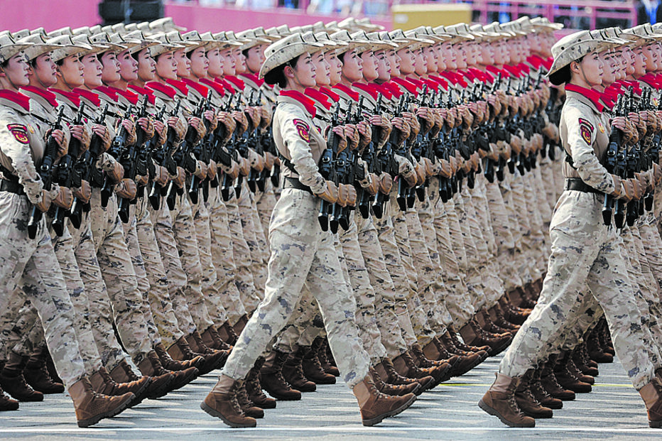 Desfile que assinalou os 80 anos da rendição do Japão e o fim da Segunda Guerra Mundial