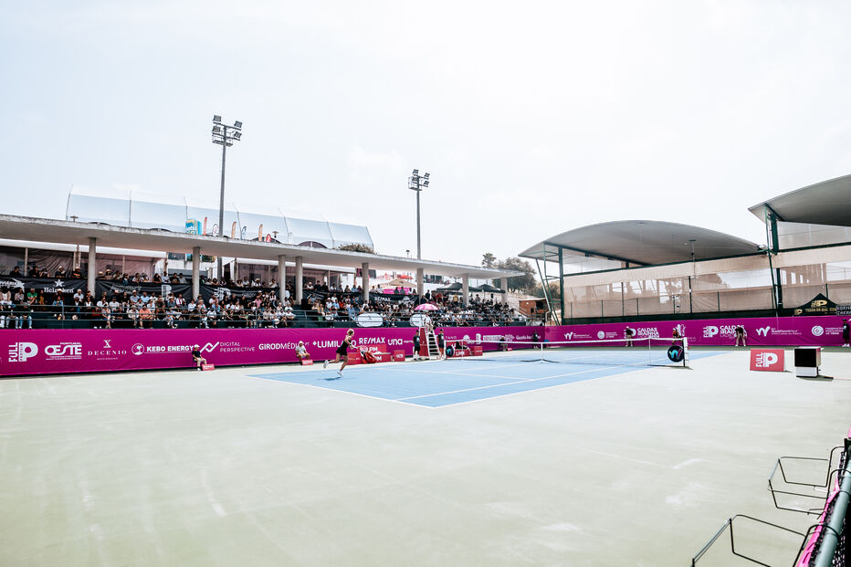 Competição de ténis feminino no Full Protein Caldas da Rainha Ladies Open