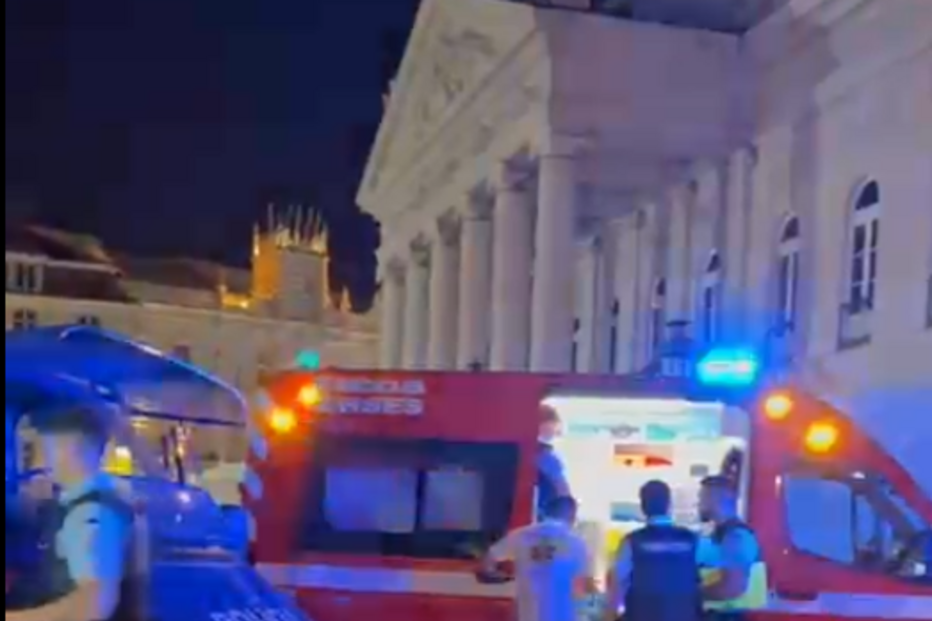 Dois esfaqueados em desacatos no Rossio em Lisboa