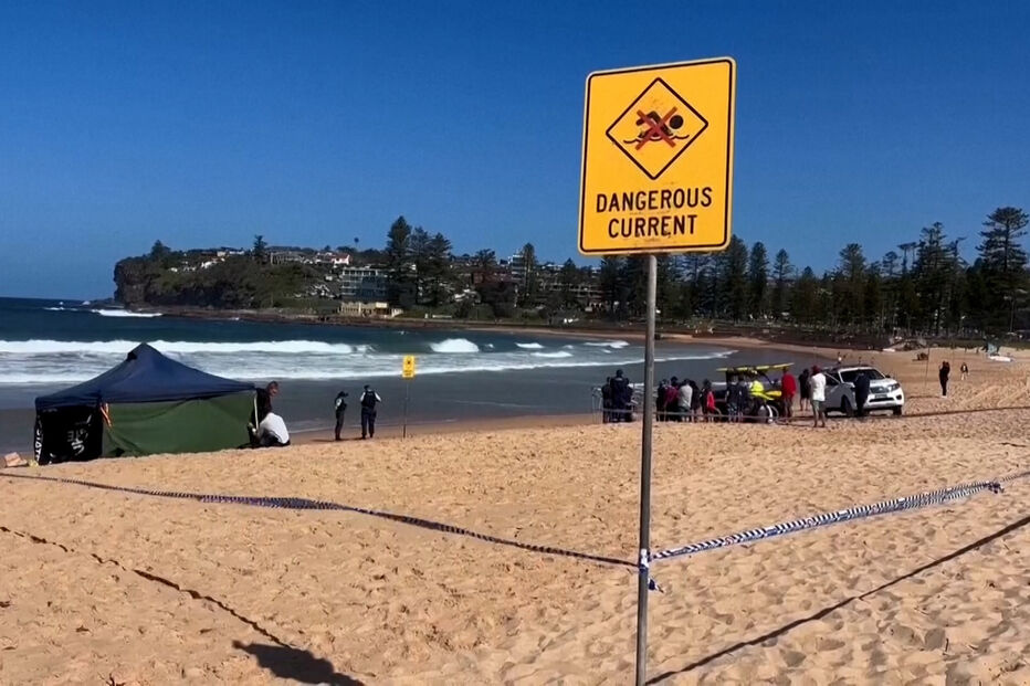 Ataque mortal de tubarão em Long Reef Beach, Sydney