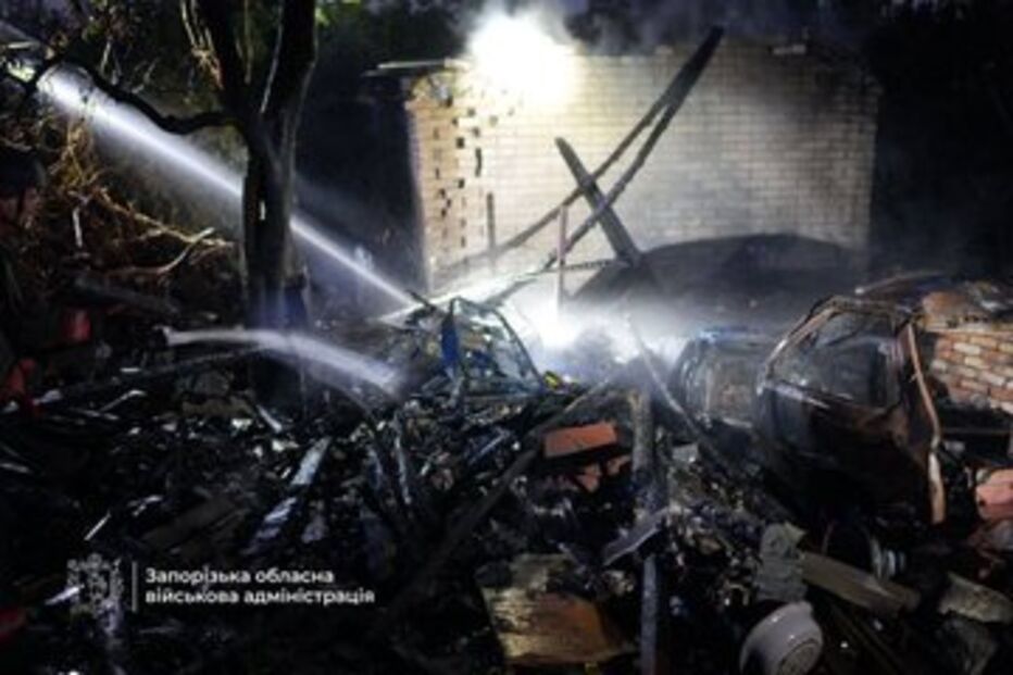 Ataque russo em Zaporizhzhia: drones causam feridos e destroem jardim de infância